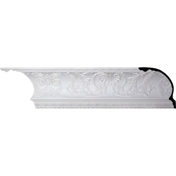 Ekena Millwork 12"H x 15 3/8"P x 19 1/2"F x 94 1/2"L Preston Crown Moulding MLD12X15X19PR - main